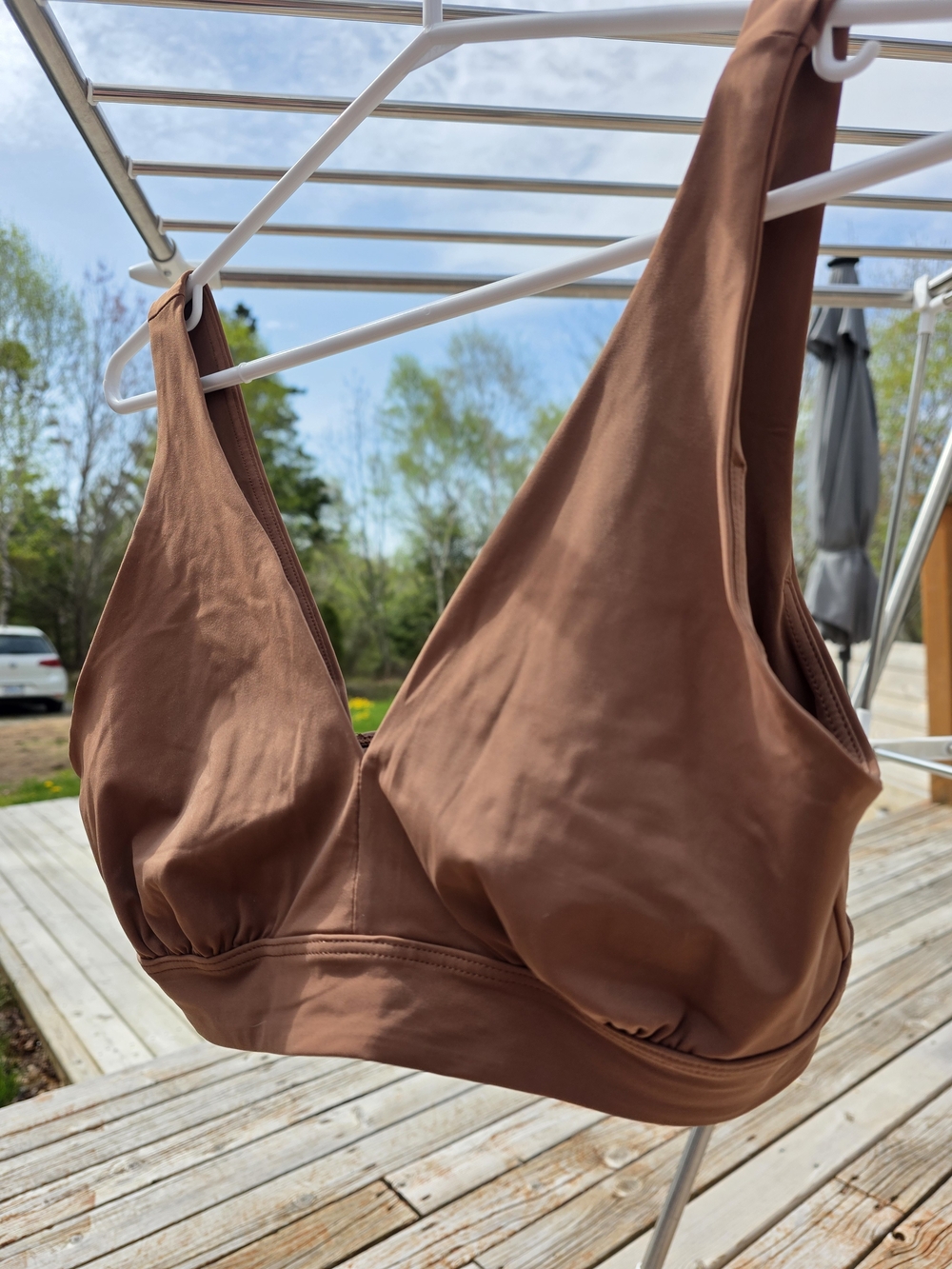 Women's Brown Bralette | Size Medium